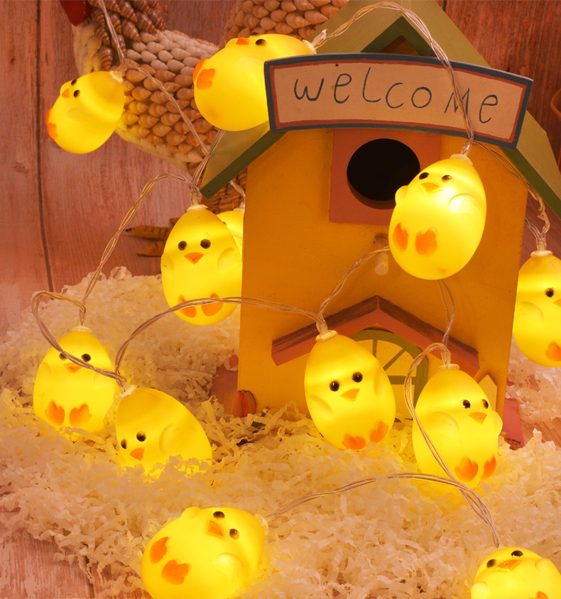 Firect Wholesale Factory Led Light For Indoor and outdoor The Chick Shape String Lights